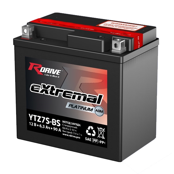 Аккумуляторы RDRIVE RDRIVE PLATINUM YTZ7S-BS купить 8 906 062 07 78