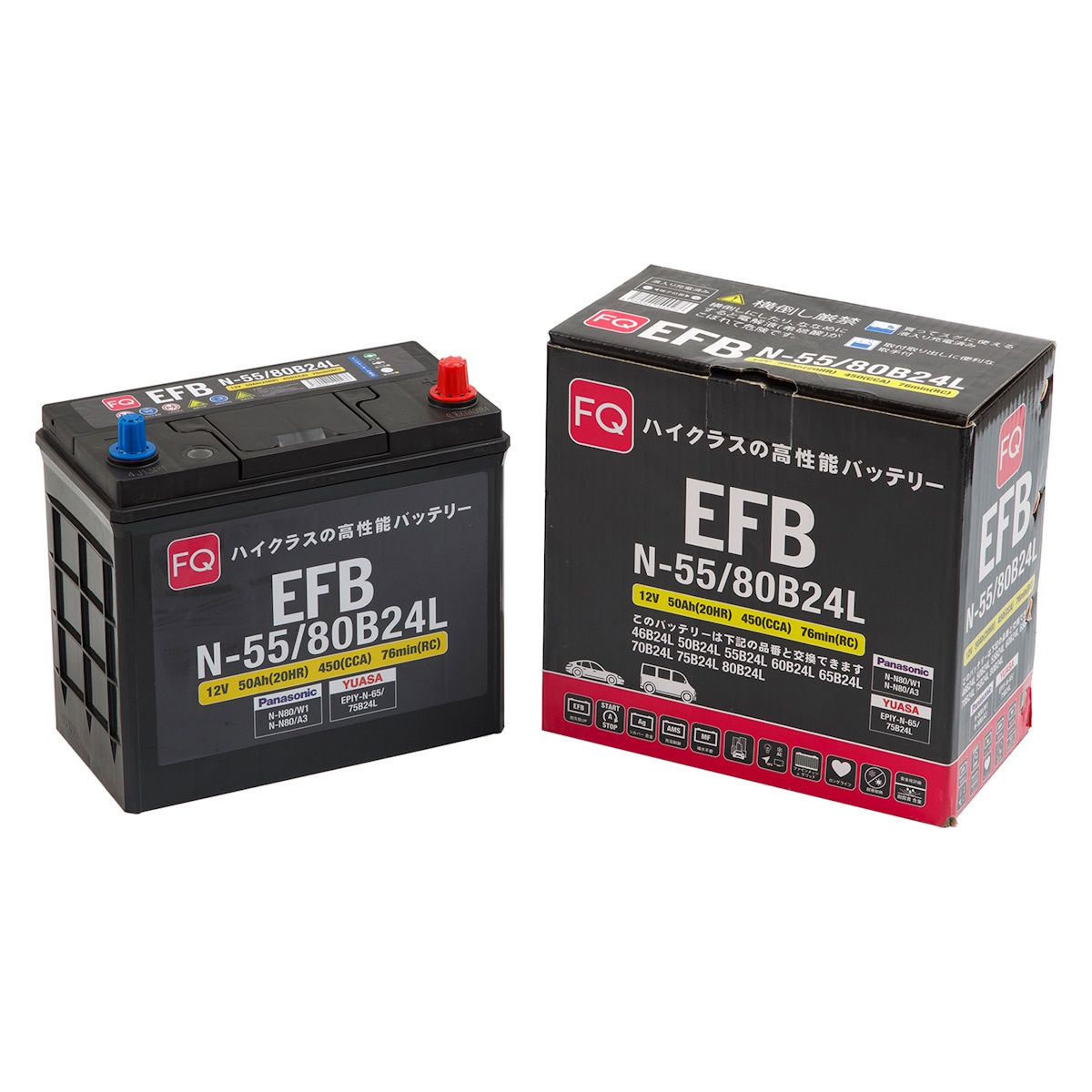 Аккумуляторы FUJITO FQ N-55 80B24L купить 8 906 062 07 78