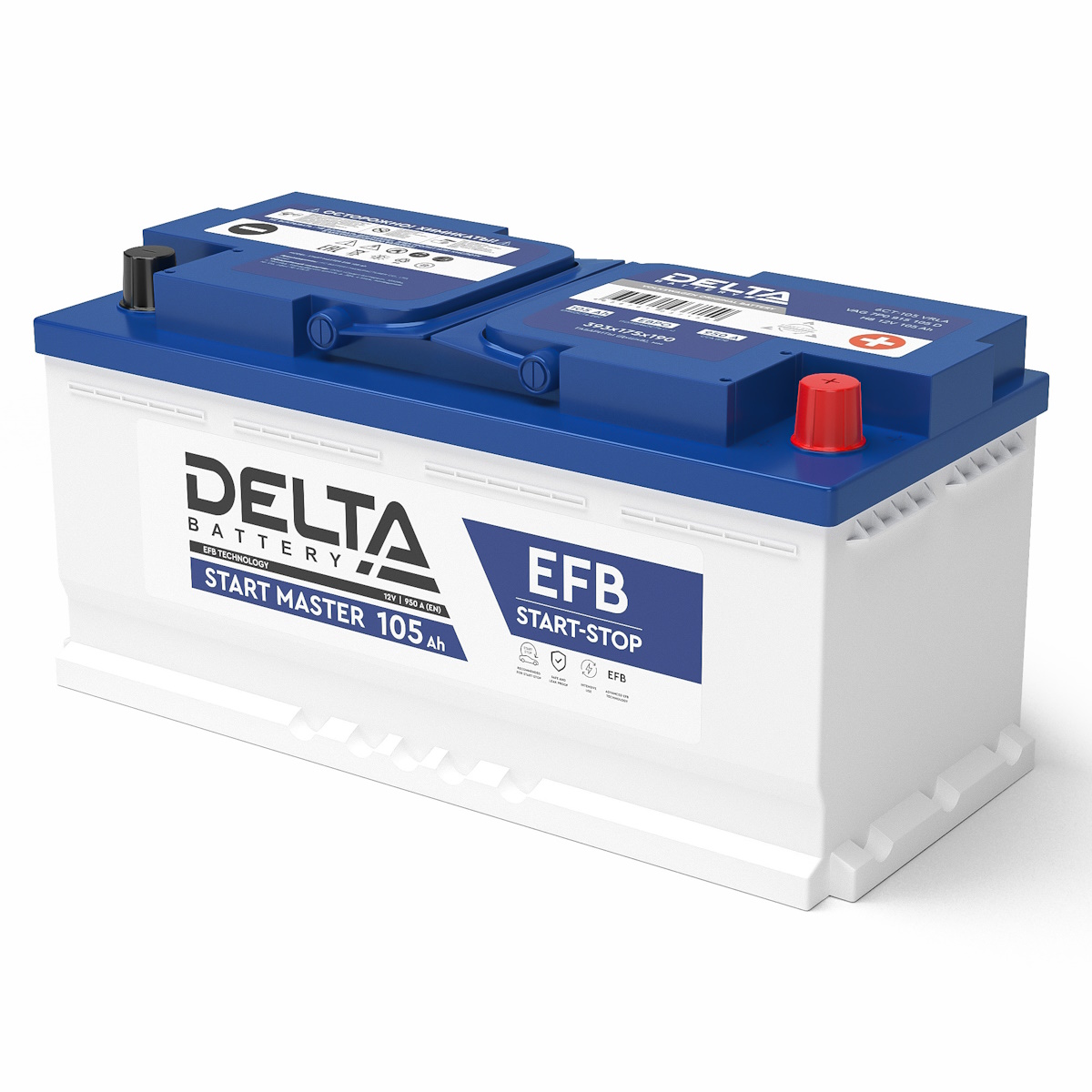 Аккумуляторы DELTA DELTA EFB 105R купить 8 906 062 07 78