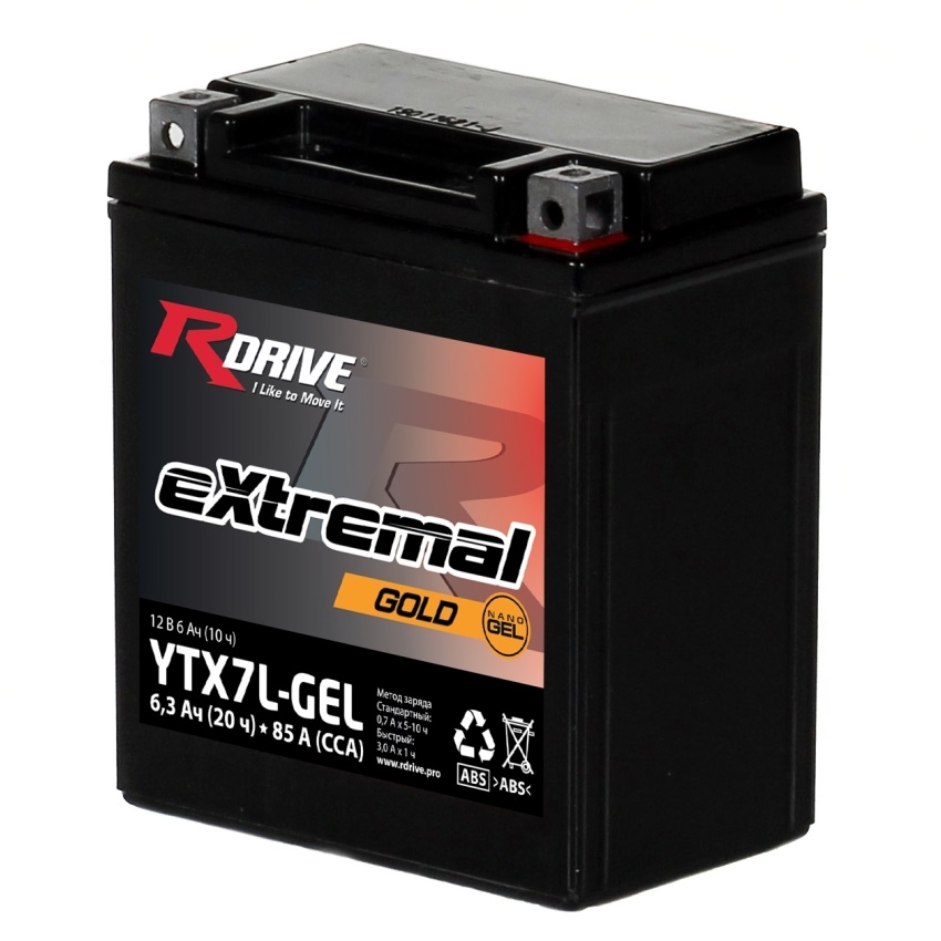 Аккумуляторы RDRIVE RDRIVE GOLD YTX7L-GEL купить 8 906 062 07 78