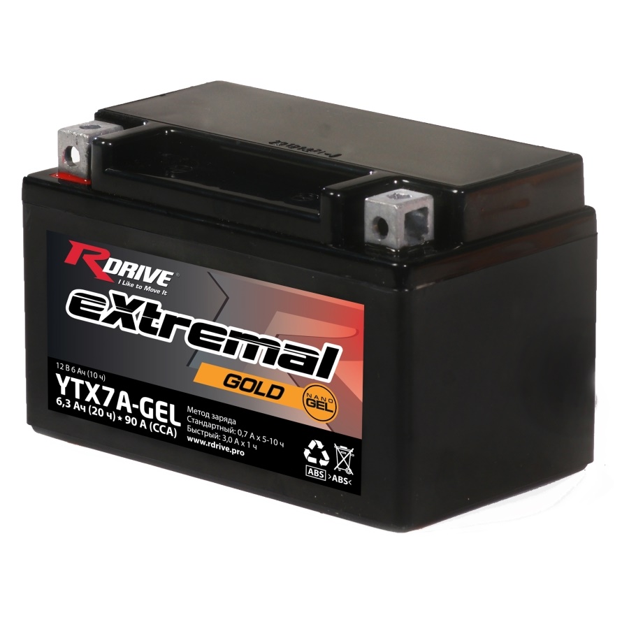 Аккумуляторы RDRIVE RDRIVE GOLD YTX7A-GEL купить 8 906 062 07 78
