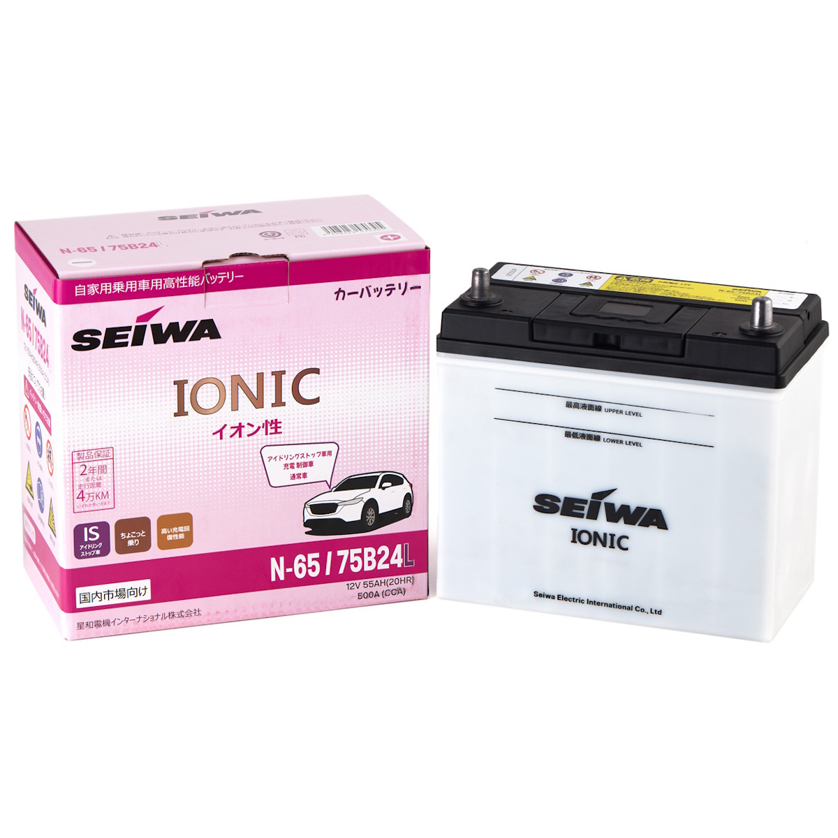 Аккумуляторы SEIWA SEIWA Ionic N-65 75B24L купить 8 906 062 07 78