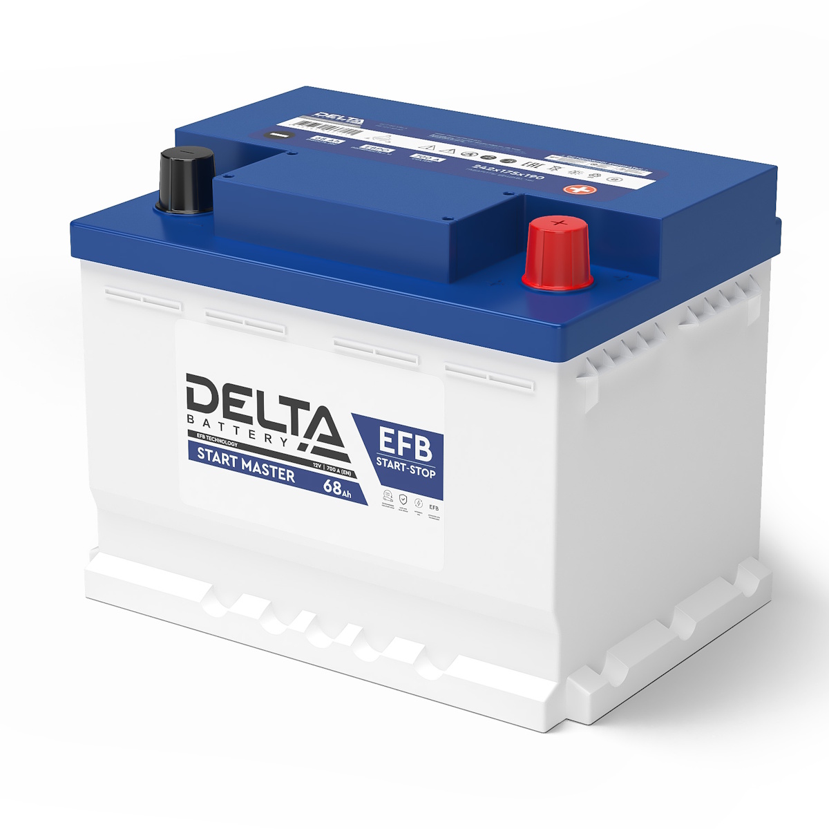 Аккумуляторы DELTA DELTA EFB 68R купить 8 906 062 07 78