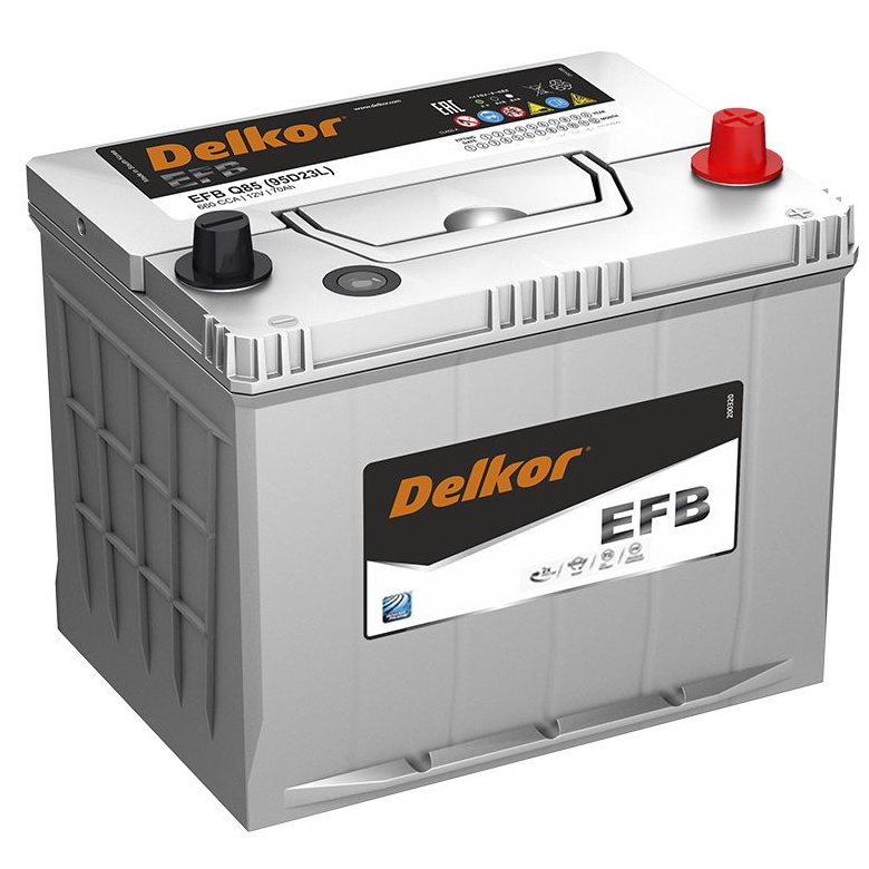 Аккумуляторы DELKOR DELKOR EFB Q-85 95D23L  купить 8 906 062 07 78