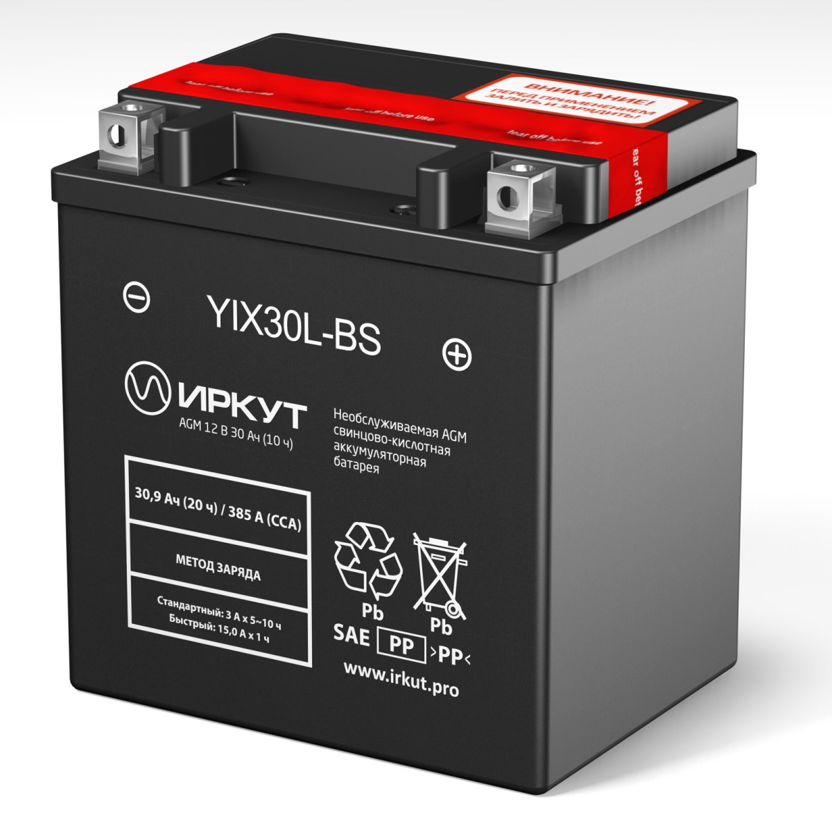 Аккумуляторы ИРКУТ ИРКУТ YIX30L-BS купить 8 906 062 07 78