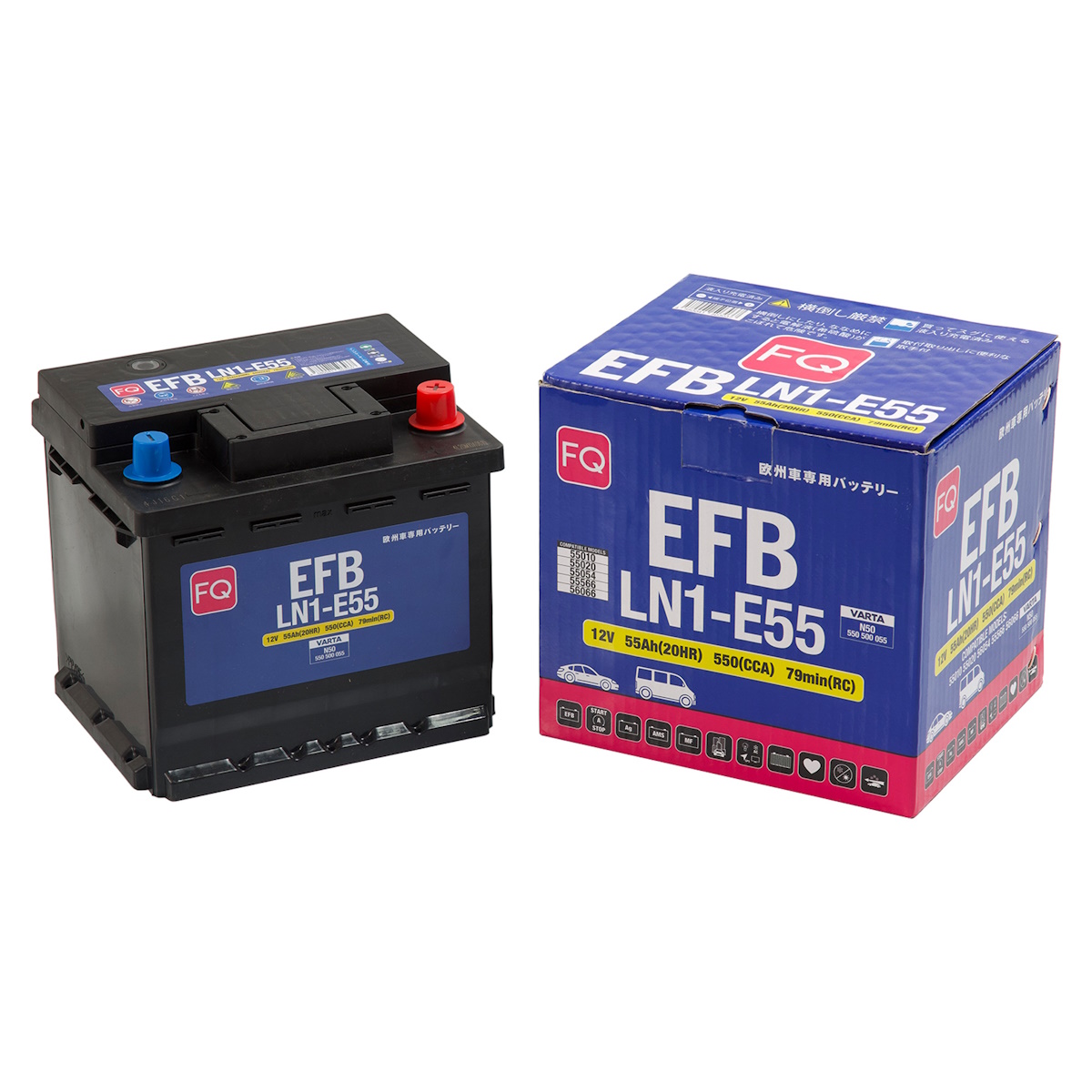 Аккумуляторы FUJITO FQ EFB LN1-E55 купить 8 906 062 07 78