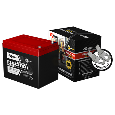 Аккумуляторы RDRIVE RDRIVE ELECTRO Velo 6-DZF-13 купить 8 906 062 07 78