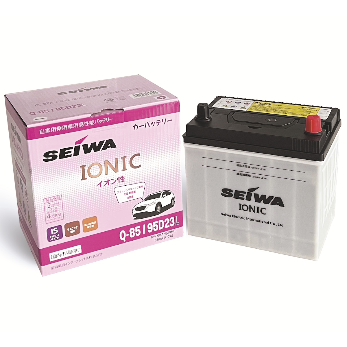 Аккумуляторы SEIWA SEIWA Ionic Q-85 95D23L купить 8 906 062 07 78