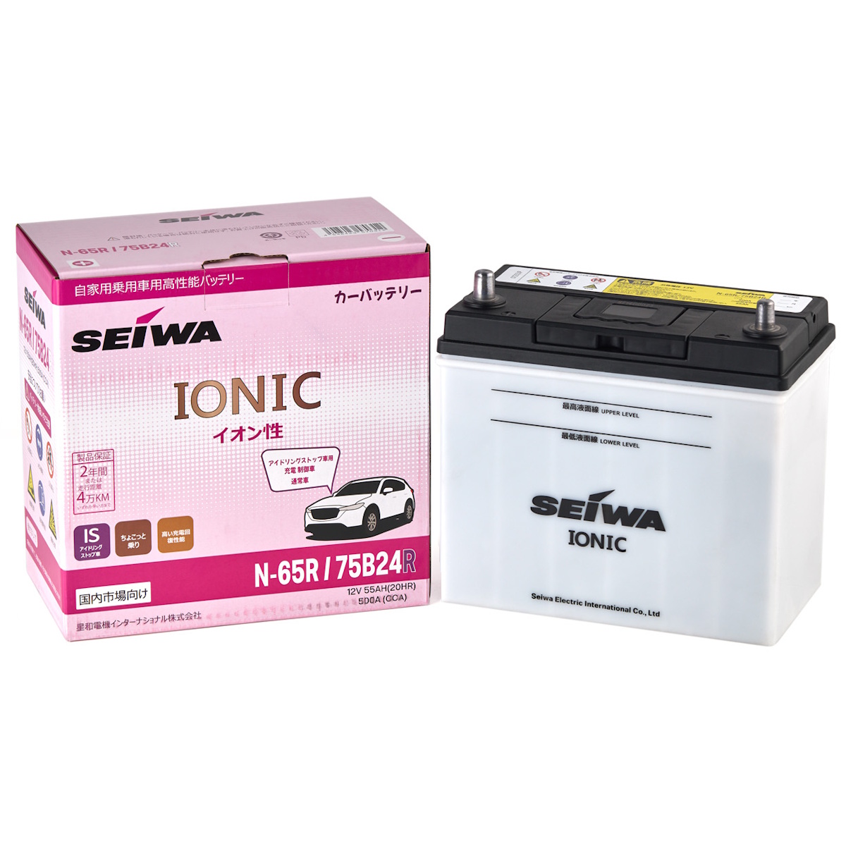 Аккумуляторы SEIWA SEIWA Ionic N-65R 75B24R купить 8 906 062 07 78