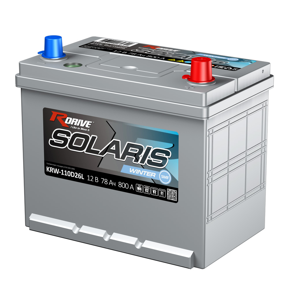 Аккумуляторы RDRIVE RDRIVE SOLARIS 110D26L купить 8 906 062 07 78