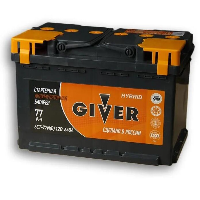 Аккумуляторы GIVER GIVER HYBRID 77L купить 8 906 062 07 78