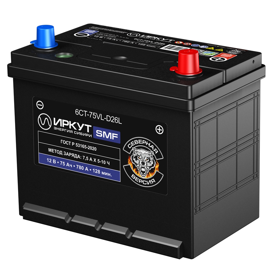 Аккумуляторы ИРКУТ ИРКУТ D26L купить 8 906 062 07 78