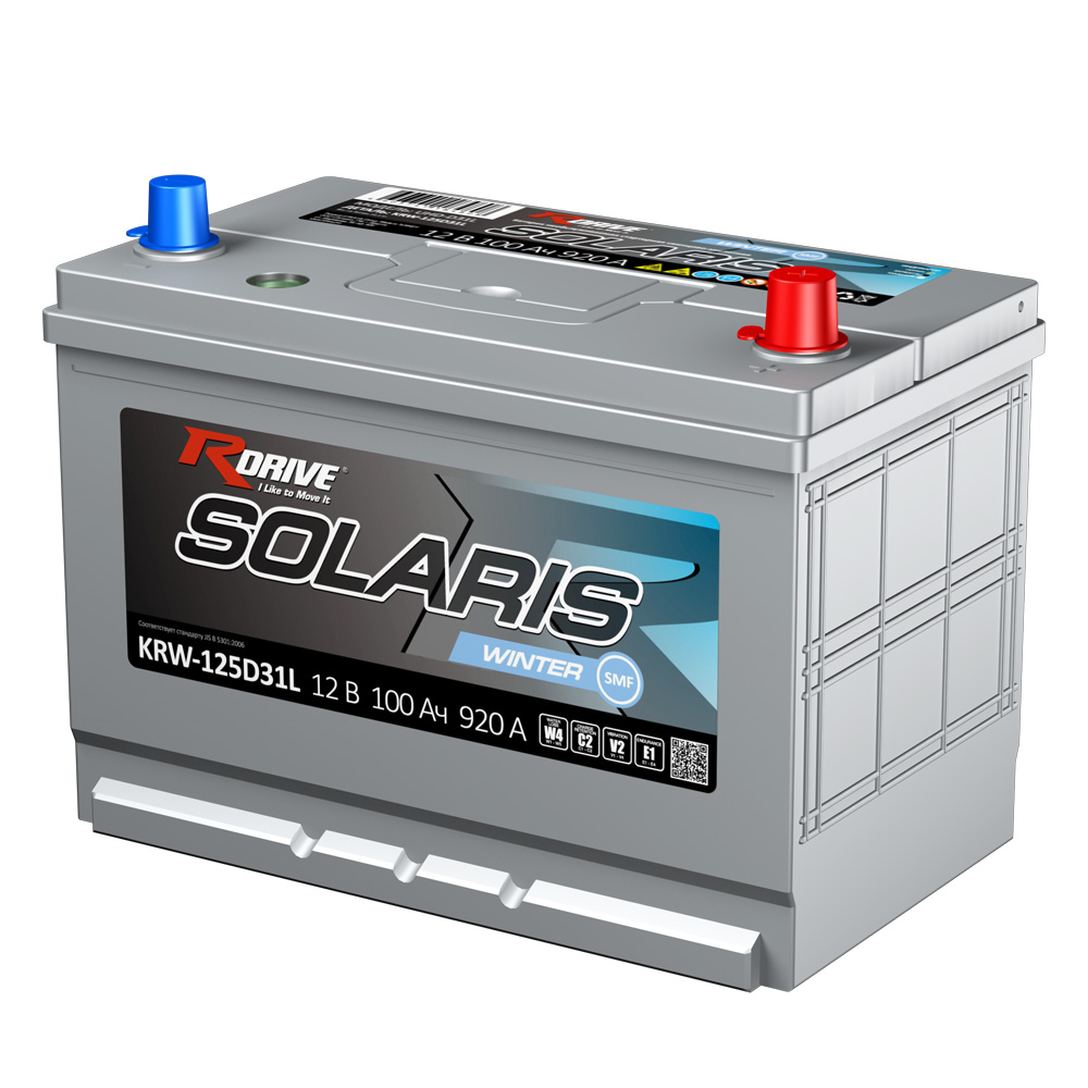 Аккумуляторы RDRIVE RDRIVE SOLARIS 125D31L купить 8 906 062 07 78