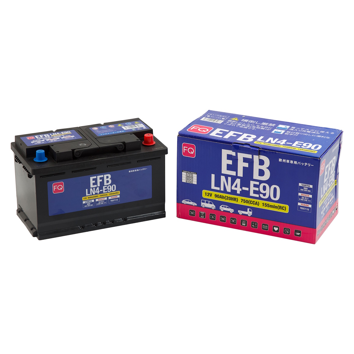 Аккумуляторы FUJITO FQ EFB LN4-E90 купить 8 906 062 07 78